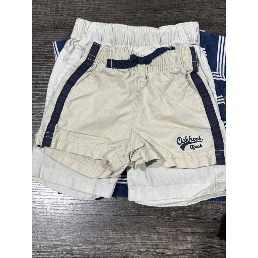 Carter's Nautica Shorts Tee Bundle Boys 3-6M Multi Casual Sporty